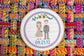 Custom wedding cross stitch couple embroidered in a frame