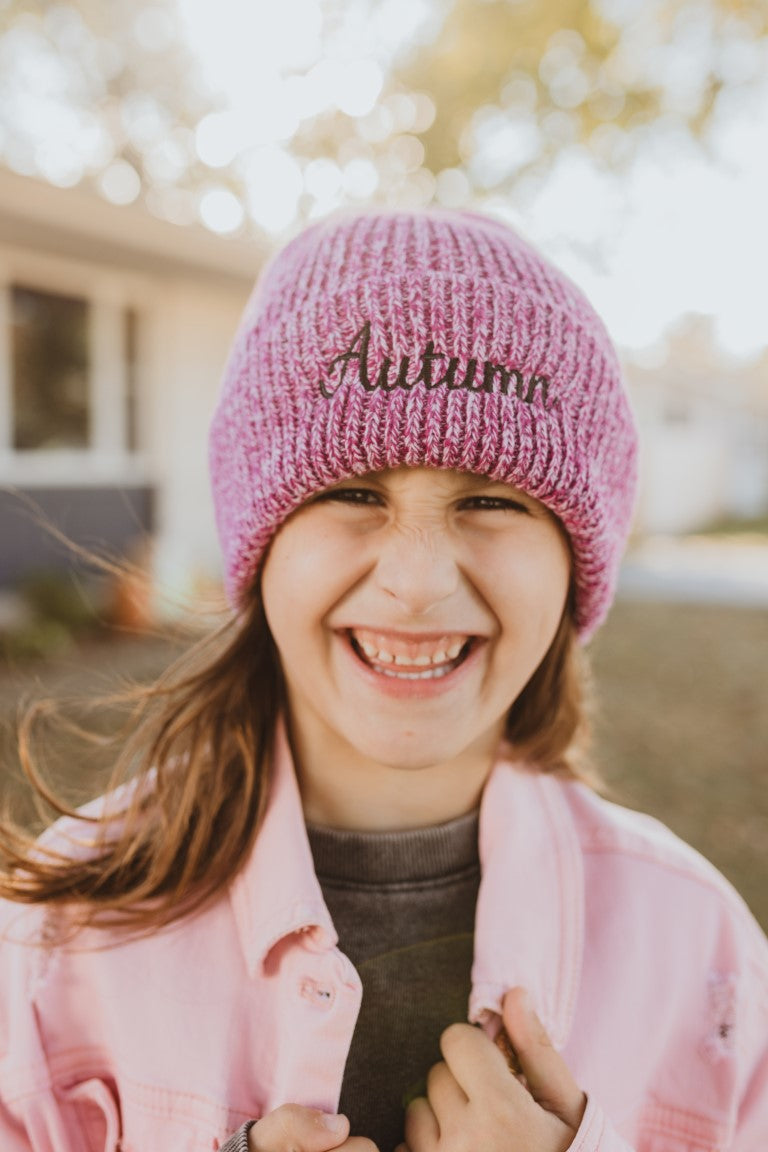 Custom Embroidered Beanie — Personalized Name or Text