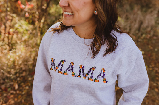 Fall MAMA crewneck sweatshirt