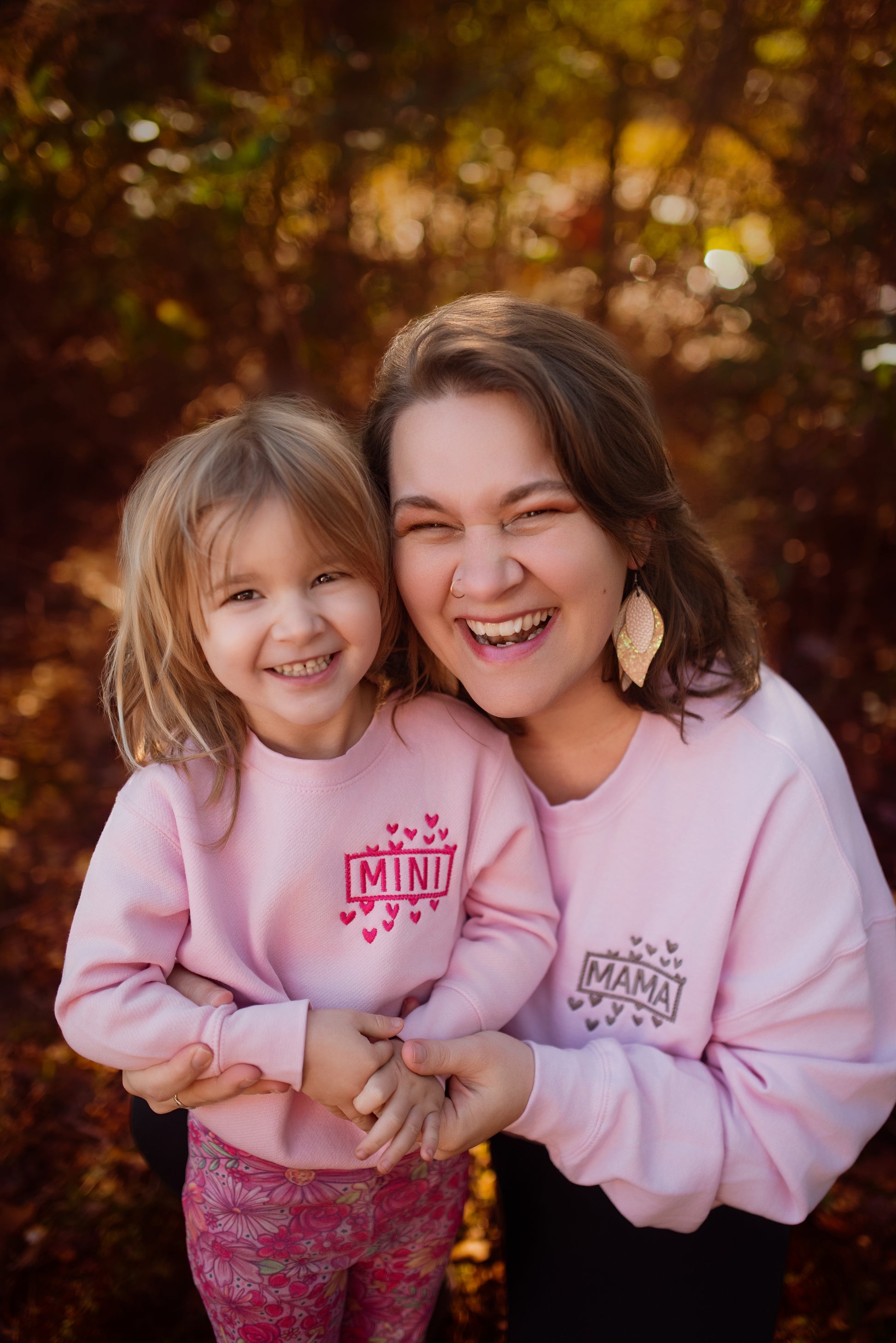 Mom & mini matching sweatshirts