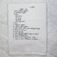 Grandma's handwritten recipe embroidered on a tea towel