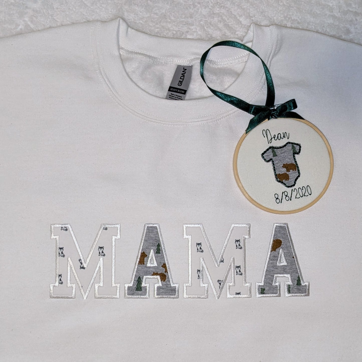 Custom Keepsake Sweatshirt Made From Your Baby's Clothes — Local Order