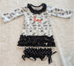Halloween Girls Lounge Set — Name Embroidered Butt Flap