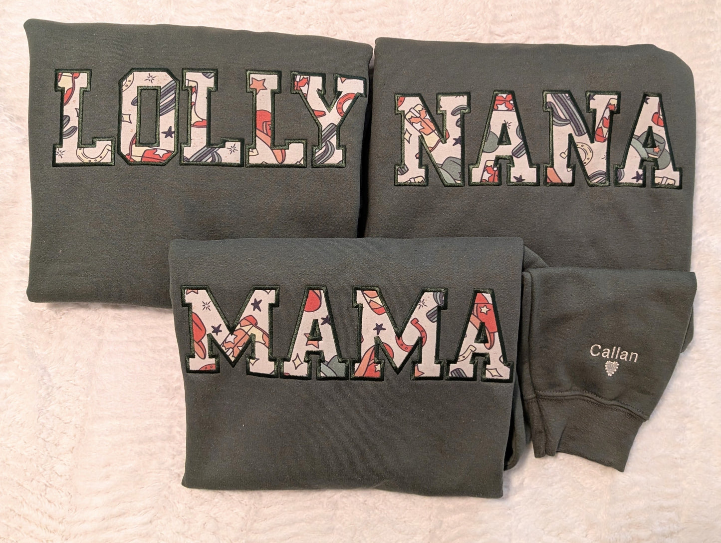 Custom Keepsake Sweatshirt Made From Your Baby's Clothes — Local Order