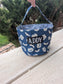 Personalized Halloween Basket — Embroidered With Name
