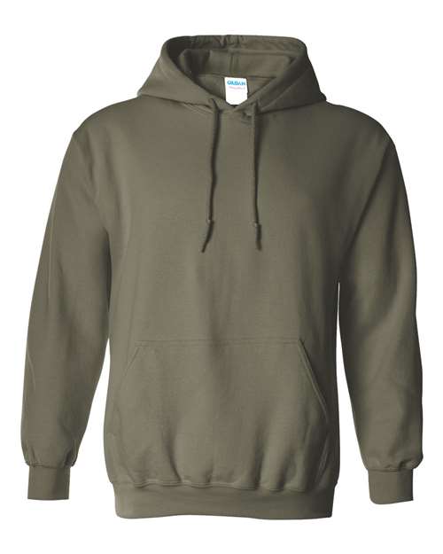 Military green hooded sweatshirt